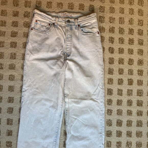 Levi's Denim - High-rise Levi’s Ribcage Jeans 100% Cotton